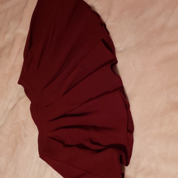 Burgundy Skirt - Picture 1 of 2